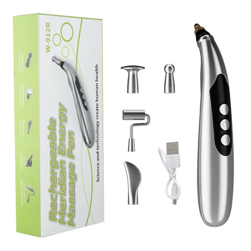 image-English laser acupuncture pen will sell through the energy meridian pen magic acupuncture pen Amazon product massage stick