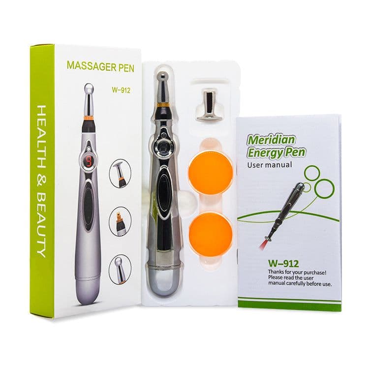 image-English laser acupuncture pen will sell through the energy meridian pen magic acupuncture pen Amazon product massage stick