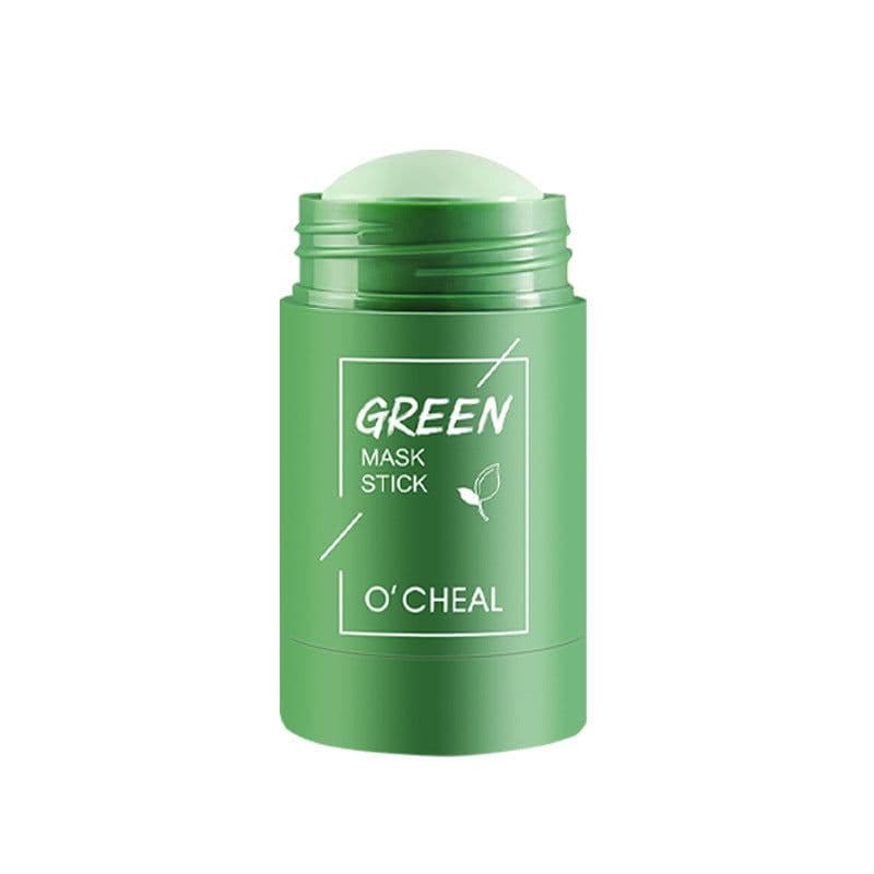 image-Cross-border African Green Tea Solid Mask Stick Bamboo Charcoal Deep Cleansing Pore Mud Mask Moisturizing Moisturizing Moisturizing Cleansing Stick