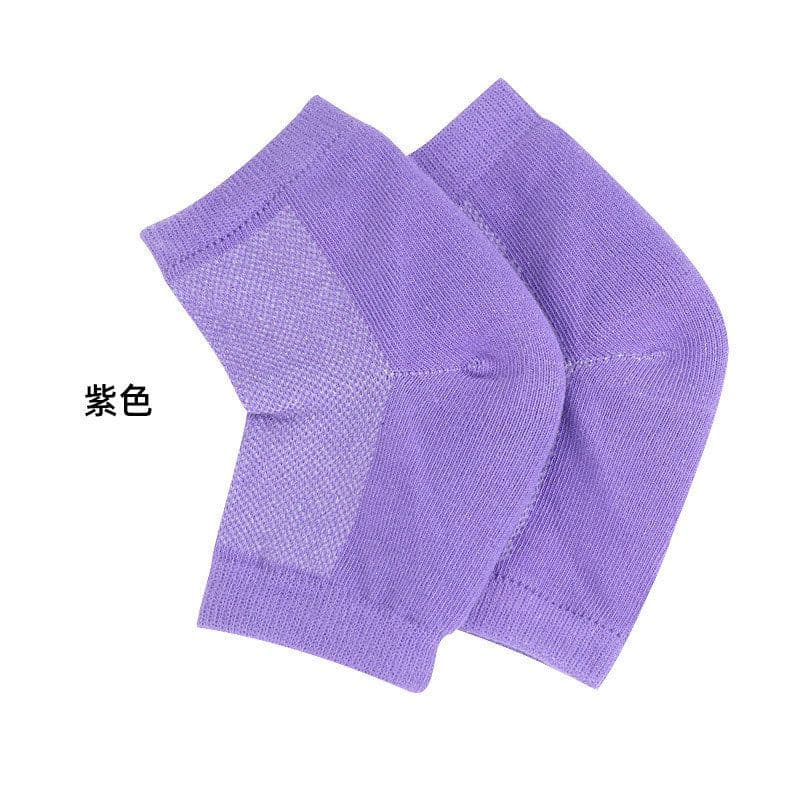 image-Mesh gel anti-drying heel socks heel protection socks moisturizing men's and women's rear socks breathable sweat-absorbing spot