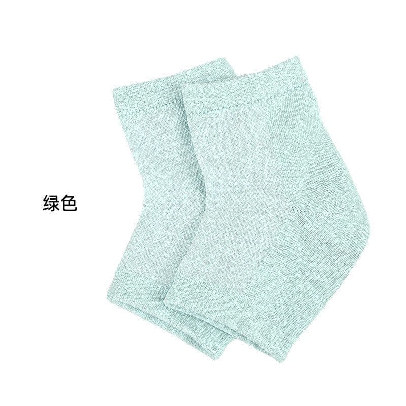 image-Mesh gel anti-drying heel socks heel protection socks moisturizing men's and women's rear socks breathable sweat-absorbing spot