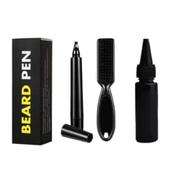image-New four-pronged beard pen men's beard tracing pen filling pen beard pencil can be customized logo