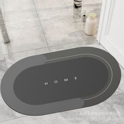 image-Diatom mud floor mat bathroom water-absorbing quick-drying door mat bathroom mats household toilet non-slip mat bathroom carpet