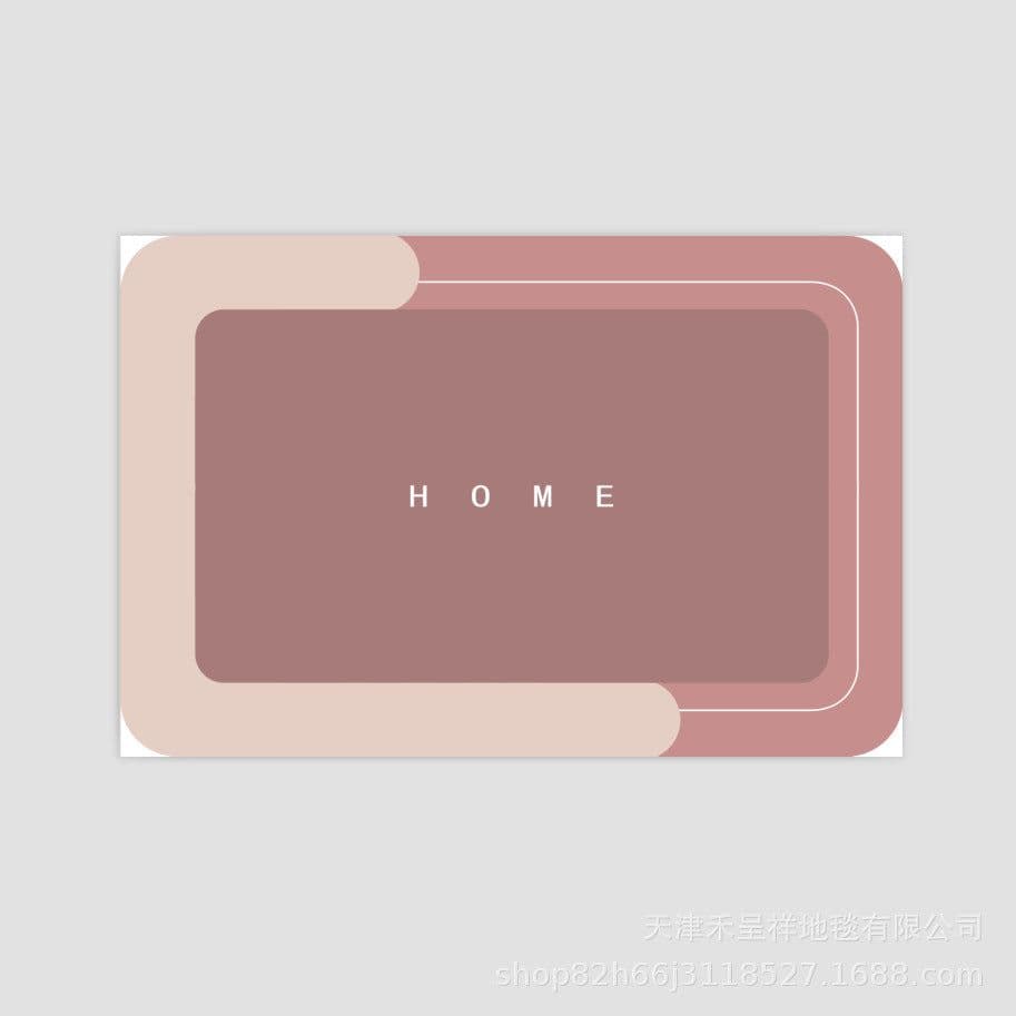 image-Diatom mud floor mat bathroom water-absorbing quick-drying door mat bathroom mats household toilet non-slip mat bathroom carpet