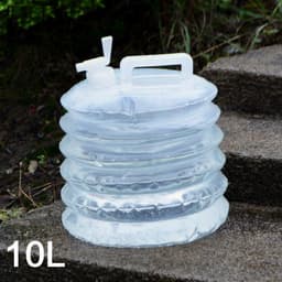 image-Large-capacity outdoor camping picnic barbecue folding storage bucket self-driving tour car water storage drinking bag camping equipment