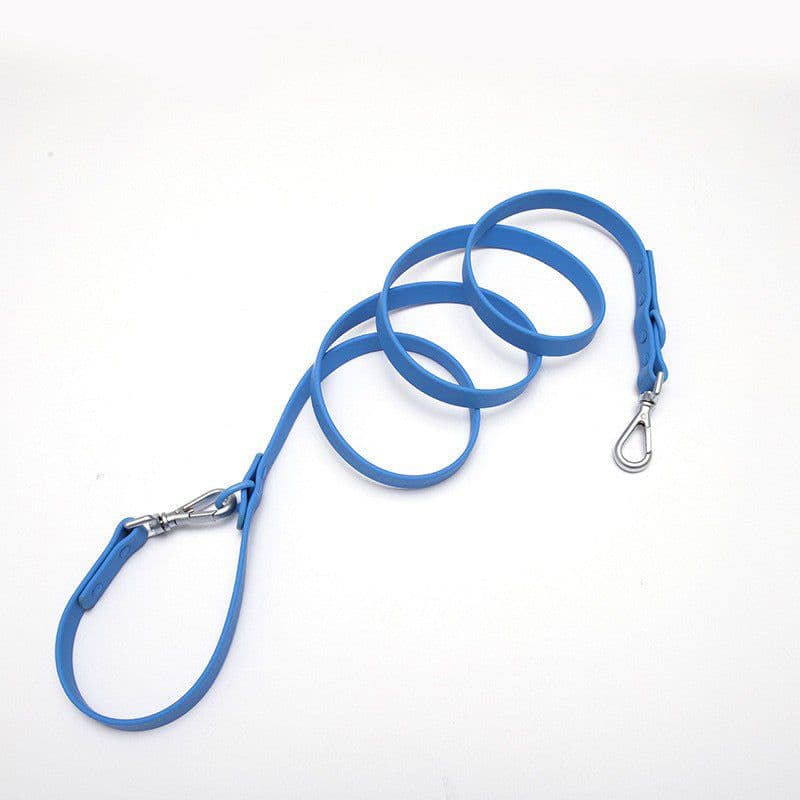 image-Pet pu collar Wildone dog harness with the same macaron color large, medium and small dog pet chest harness dog rope