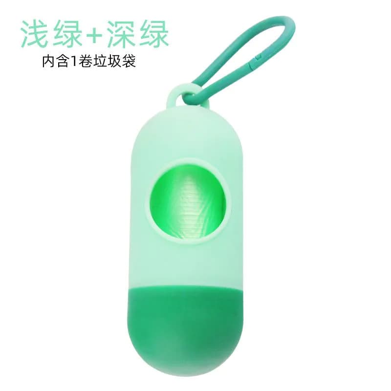 image-Pet toilet pickup pill-type trash box pickup bag dog feces trash bag storage box manufacturer custom LOGO