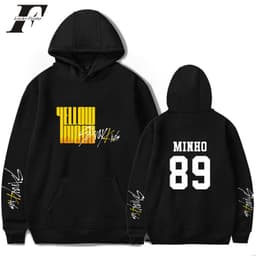image-Amazon cross-border new Korean group tour around the men's and women's loose spring and autumn hooded sweater one piece on behalf of