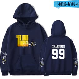 image-Amazon cross-border new Korean group tour around the men's and women's loose spring and autumn hooded sweater one piece on behalf of
