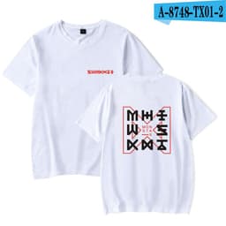 image-20603 new Korean star around Korean version men's and women's short-sleeved t-shirt wholesale to figure tide