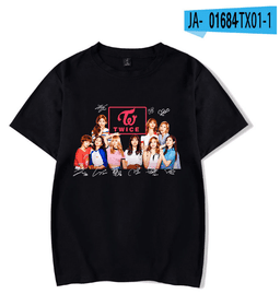 image-20603 new Korean star around Korean version men's and women's short-sleeved t-shirt wholesale to figure tide