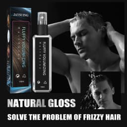 image-Jaysuing Hair Styling Spray Moisturizing and Styling Long-lasting Curly Hair Styling Hairspray Hairstyle Fluffy Gel Water