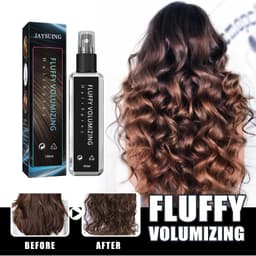 image-Jaysuing Hair Styling Spray Moisturizing and Styling Long-lasting Curly Hair Styling Hairspray Hairstyle Fluffy Gel Water