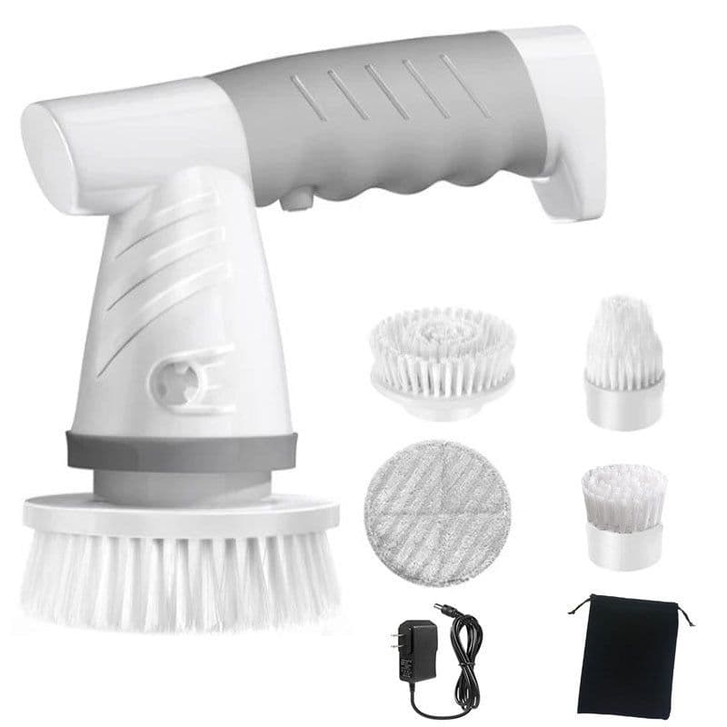 image-Rechargeable Electric Cleaning Brush Household Appliances Kitchen Cleaning Tools Tile Glass Wipe Washing Machine
