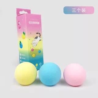 image-Kitten's gravitational call ball toy teasing cat ball catnip sound molar teeth bite self-healing relieve boredom pet supplies