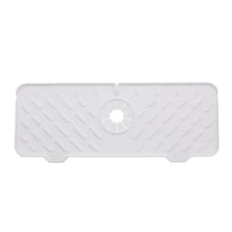 image-New cross-border kitchen faucet splash-proof silicone drain pad silicone sink drain pad drying pad kitchen storage