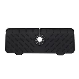 image-New cross-border kitchen faucet splash-proof silicone drain pad silicone sink drain pad drying pad kitchen storage