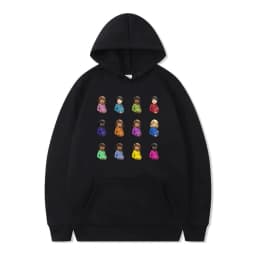 image-Cross-border new products Anime My Hero Academia casual loose hooded fleece sweater for men and women around autumn and winter