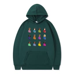image-Cross-border new products Anime My Hero Academia casual loose hooded fleece sweater for men and women around autumn and winter
