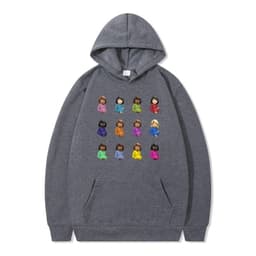 image-Cross-border new products Anime My Hero Academia casual loose hooded fleece sweater for men and women around autumn and winter