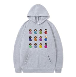 image-Cross-border new products Anime My Hero Academia casual loose hooded fleece sweater for men and women around autumn and winter