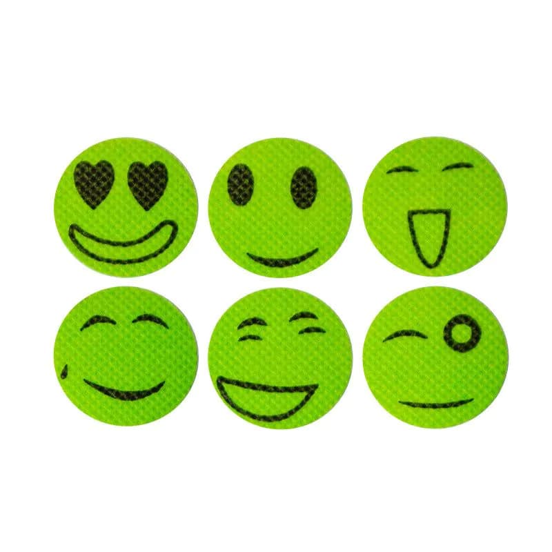 image-Mosquito Repellent Stickers - 6 Pack Smiley Face