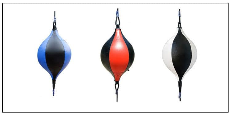 image-Speed Ball Suspended Boxing Training Reaction Ball - Red PU Hanging