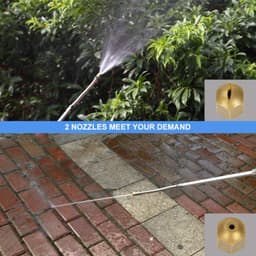 image-High Pressure Car Wash Gun - Retractable Aluminum