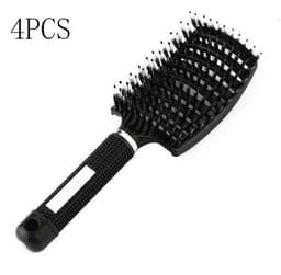 image-Bristle Hair Brush - Detangler Massage Comb