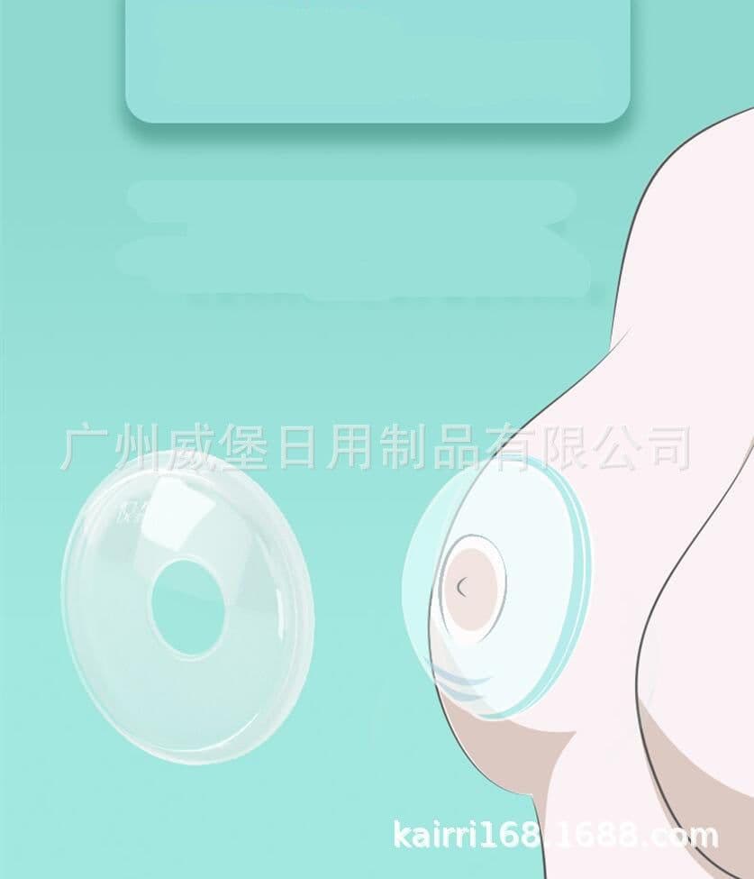 image-Breast milk collector wearable nipple protector wearable breast collector washable anti-overflow pad anti-friction batch