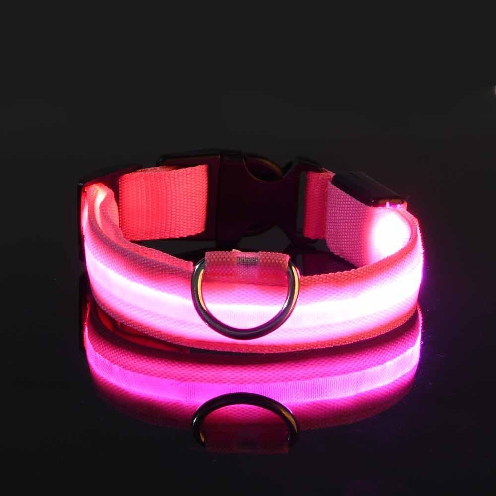 image-Manufacturers wholesale dog Teddy pet LED collars, night flashing dog walking collars, pet supplies on behalf of