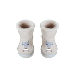 image-20 children's floor shoes and socks non-slip soft bottom indoor and outdoor waterproof autumn and winter plus velvet thick cartoon baby toddler socks