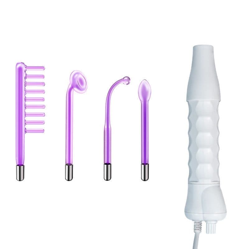 image-Enhanced version of high frequency electrotherapy instrument portable household electrotherapy stick 4-piece set of red light beauty instrument source manufacturers spot