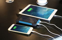 image-Hot selling waterproof solar power bank 10000mAh mobile phone charging treasure compass universal