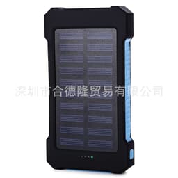 image-Hot selling waterproof solar power bank 10000mAh mobile phone charging treasure compass universal