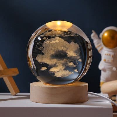 image-Milky Way crystal ball bedroom dormitory sleeping bedside usb night light ornament birthday gift girl gift
