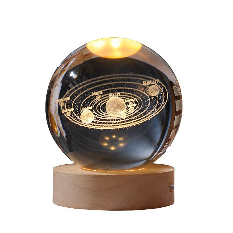 image-Milky Way crystal ball bedroom dormitory sleeping bedside usb night light ornament birthday gift girl gift