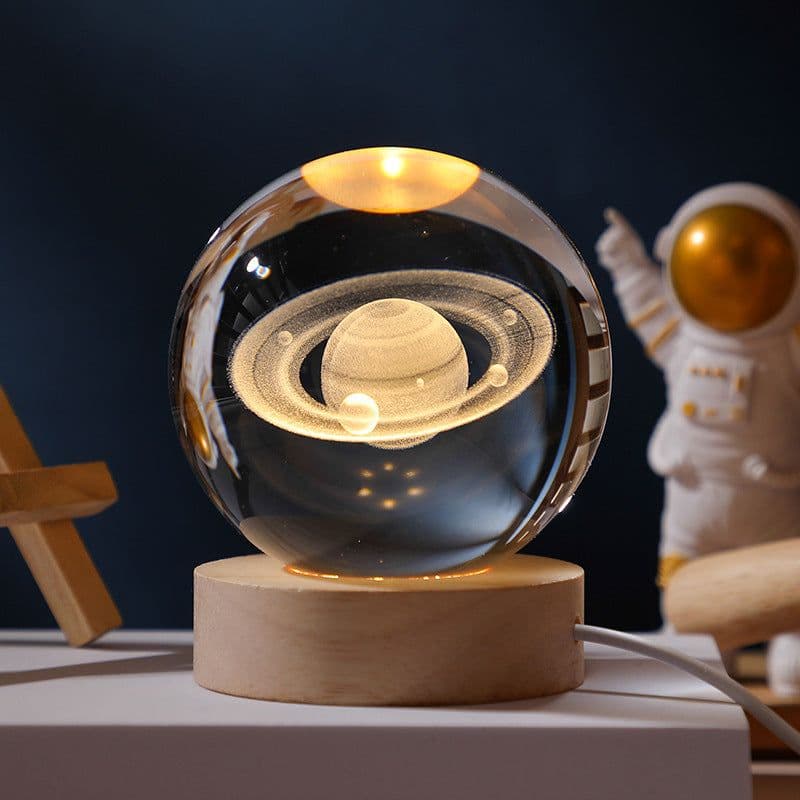 image-Milky Way crystal ball bedroom dormitory sleeping bedside usb night light ornament birthday gift girl gift