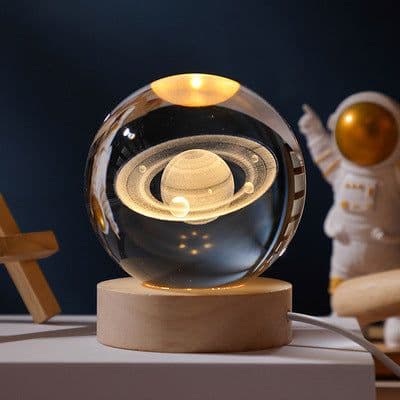 image-Milky Way crystal ball bedroom dormitory sleeping bedside usb night light ornament birthday gift girl gift