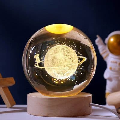 image-Milky Way crystal ball bedroom dormitory sleeping bedside usb night light ornament birthday gift girl gift