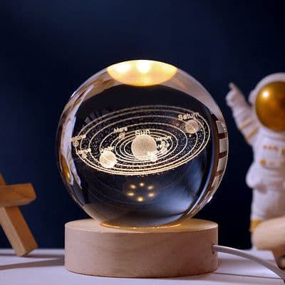 image-Milky Way crystal ball bedroom dormitory sleeping bedside usb night light ornament birthday gift girl gift