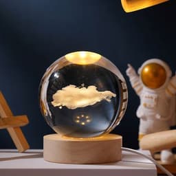 image-Milky Way crystal ball bedroom dormitory sleeping bedside usb night light ornament birthday gift girl gift