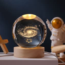image-Milky Way crystal ball bedroom dormitory sleeping bedside usb night light ornament birthday gift girl gift