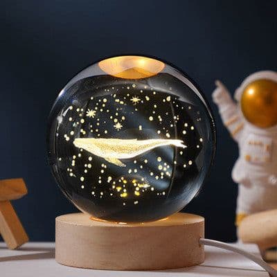 image-Milky Way crystal ball bedroom dormitory sleeping bedside usb night light ornament birthday gift girl gift
