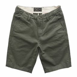 image-Summer texture washed men's casual shorts trendy men's cotton solid color all-match self-cultivation workwear five-point pants