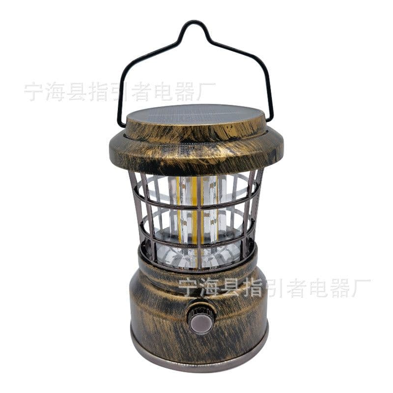 image-New outdoor camping tent lights camp horse lights retro camping lights led atmosphere portable camping lights