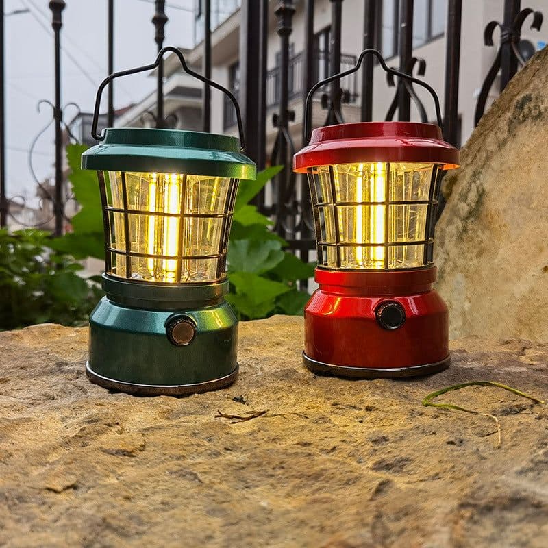 image-New outdoor camping tent lights camp horse lights retro camping lights led atmosphere portable camping lights
