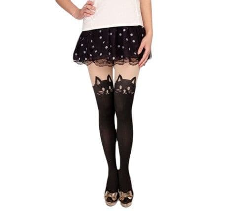 image-Splicing pantyhose fake thigh one-piece stockings spring and autumn thin section fake high tube bare leg artifact fake calf jk flesh-colored over the knee