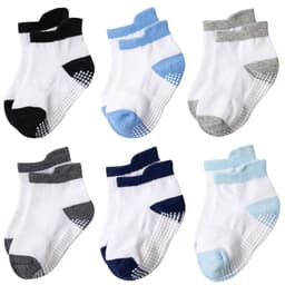 image-Amazon anti-skid dispensing children's socks spring, summer and autumn children's socks baby socks boys cotton boat socks children's socks C017