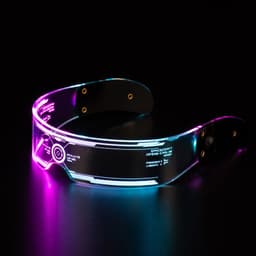 image-Colorful LED Lighting Glasses Party Bar Music Festival Cross-border Technology Glasses Jumping Sci-Fi Glasses Christmas